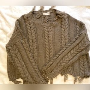Altar’s state chunky crop sweater